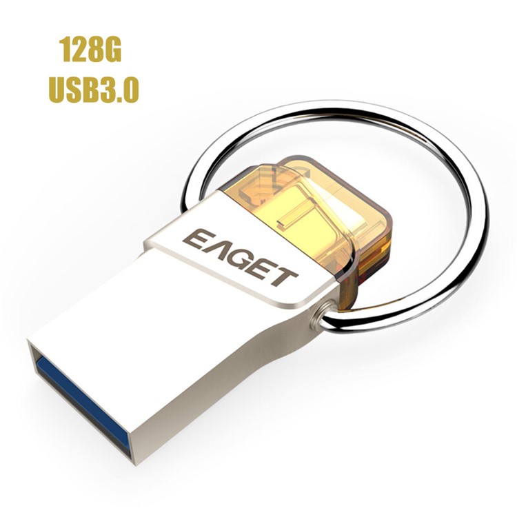 EAGET CU66 USB 3.0 Zu Typ-C 128 GB USB-Flash-Laufwerk Flash-Speicher-1