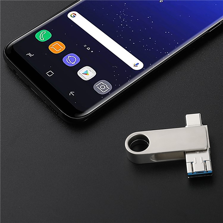 3-in-1 USB 3.0 + Type-C + Micro USB U Disk Flash Drive - 32GB-7