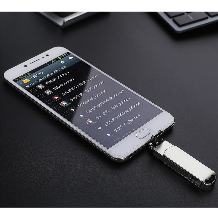 3-in-1-USB 2.0 + Typ-c + USB-Flashlaufwerk Mit Micro-U-Laufwerk - 32 GB-9