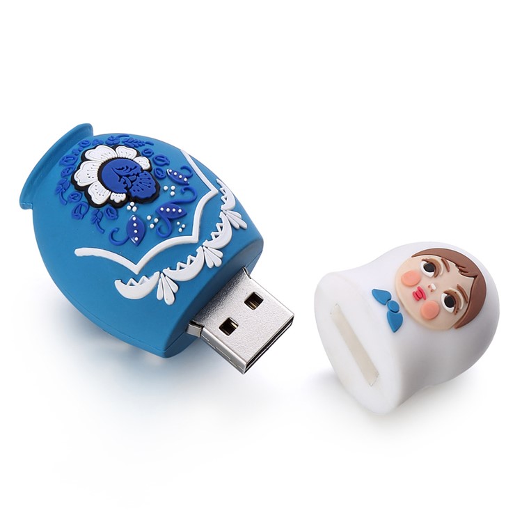 VITAS 8GB Cute Russian Doll USB 2.0 Flash Drive U Disk Memory Stick U-Disk (UV-05-8G)-3