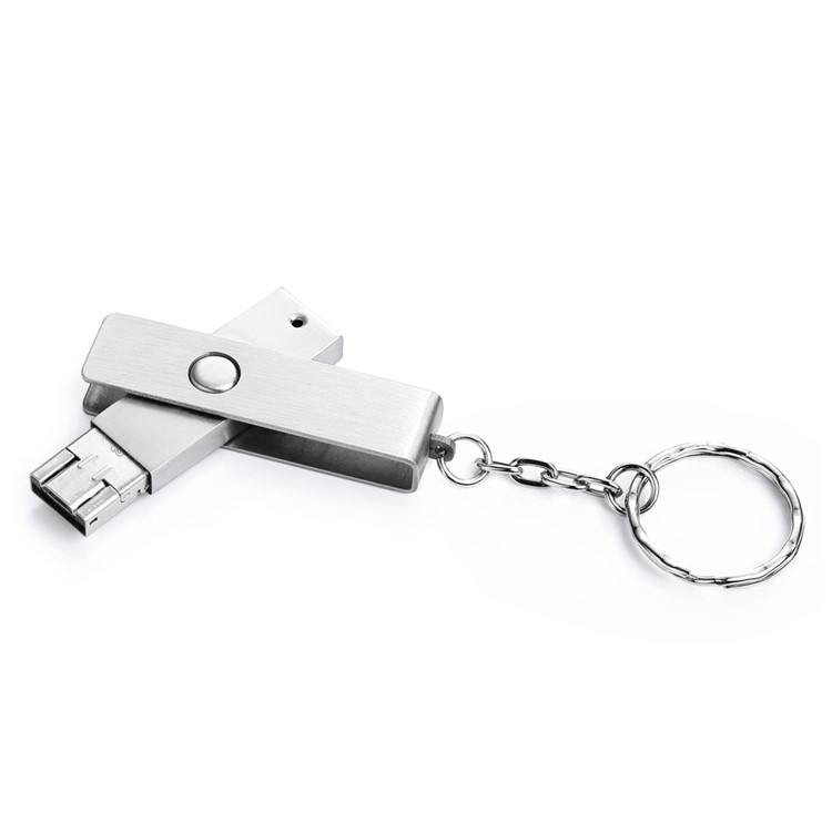 16GB UDP Chip USB2.0 + Micro USB OTG Flash Drive Waterproof Metal U Disk for Laptop Smartphone-2