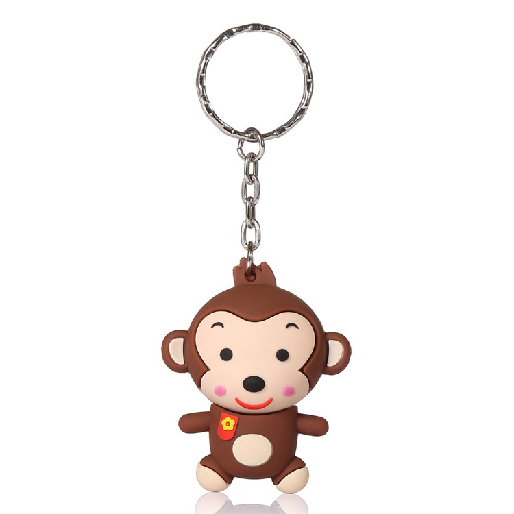 VITAS 32GB USB 2.0 High Speed Flash Drive Monkey Style PVC Keychain UV-08-3