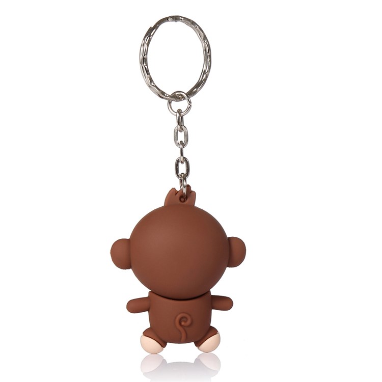 VITAS 32GB USB 2.0 High Speed Flash Drive Monkey Style PVC Keychain UV-08-4
