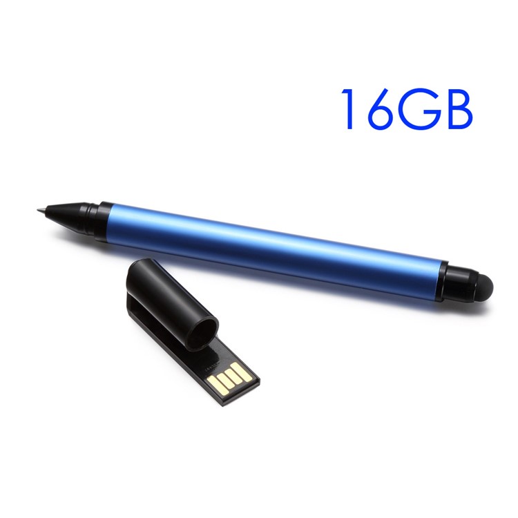 VITAS Multi-function Pen 16GB USB 2.0 Flash Memory Disk - Blue-1