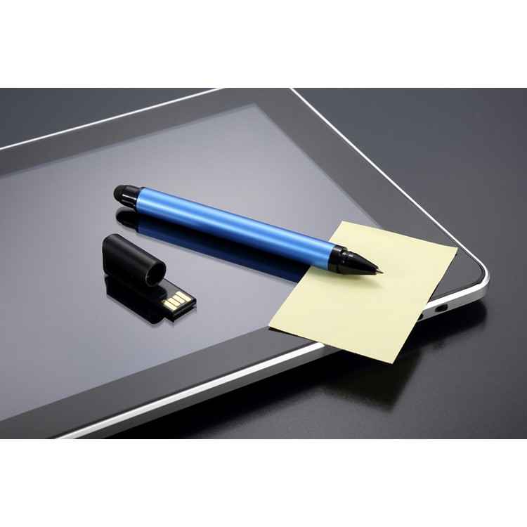 VITAS Multi-function Pen 16GB USB 2.0 Flash Memory Disk - Blue-5