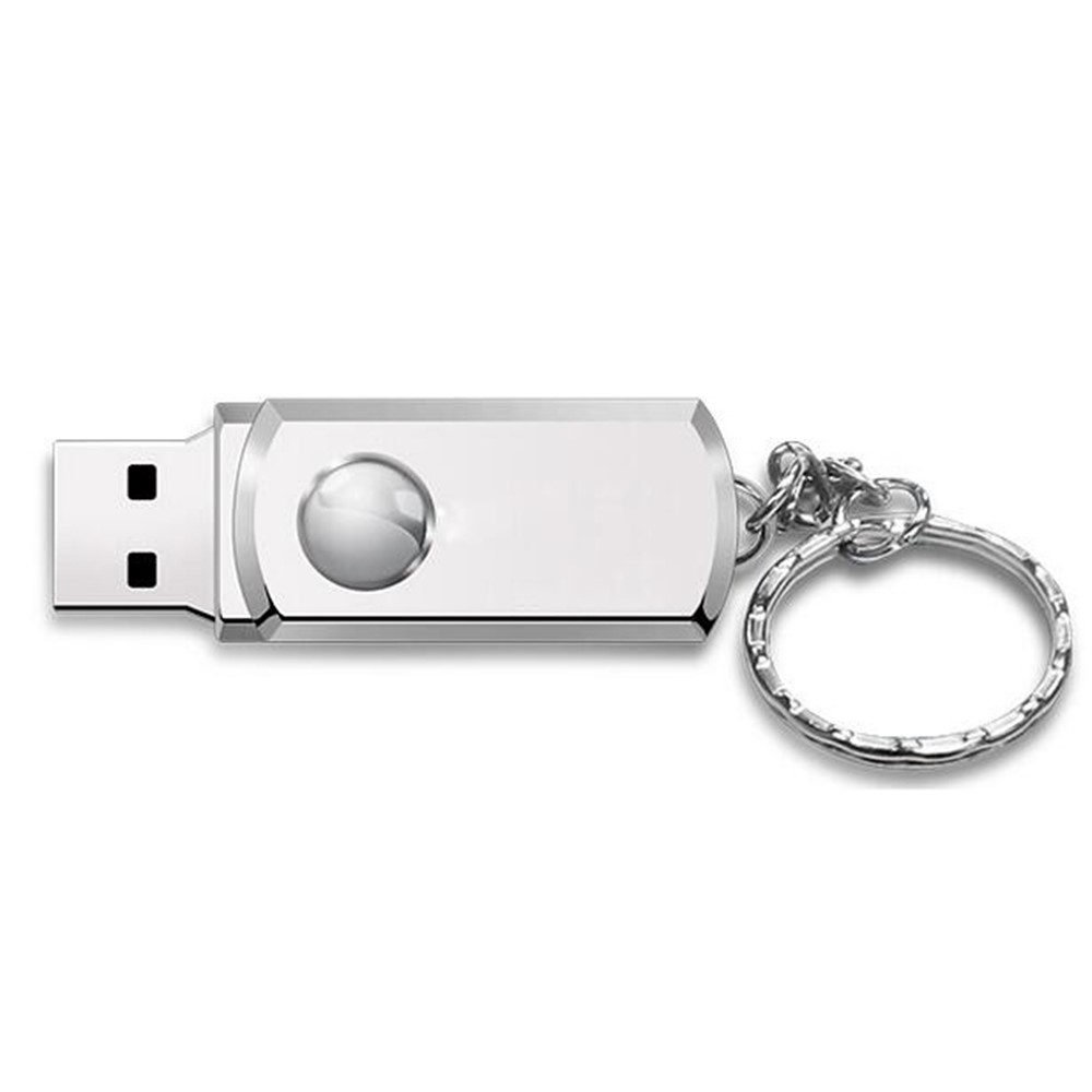VITAS 32GB Rotatable Metal U Disk USB 2.0 High Speed Flash Drive with Key Chain-4