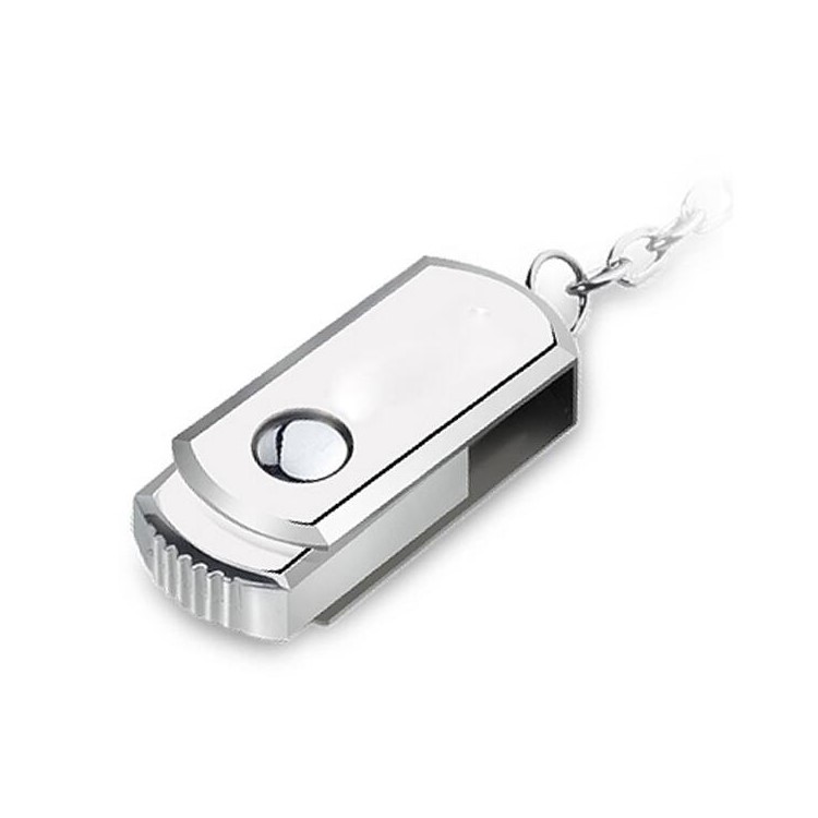 VITAS 64GB U Disk Rotatable Metal USB 2.0 High Speed Flash Drive with Key Chain-2