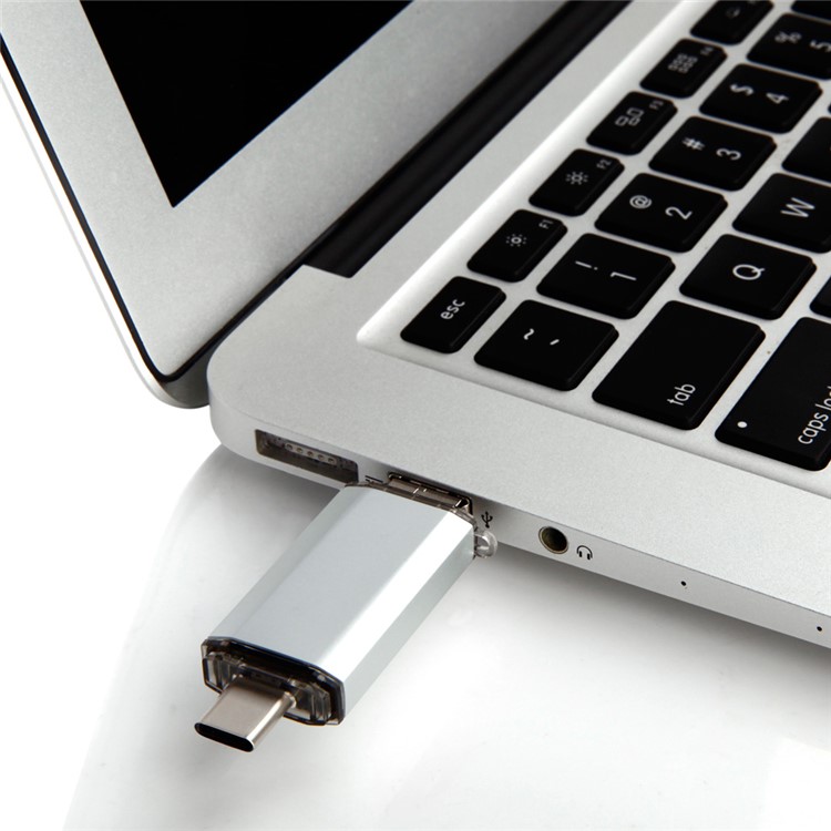 VITAS 32GB Flash Drive U Disk Type-C / Micro USB / USB 2.0 Memory Stick (UV-01-32G) - White-5