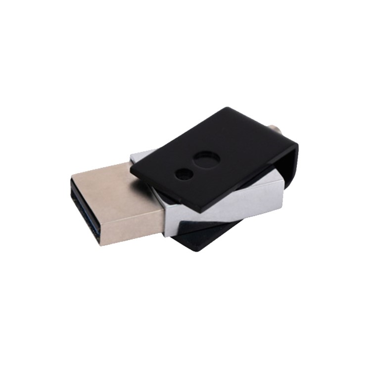 VITAS 16GB USB 3.0 + Type-C Flash Drive Disk UV-02-16G - Black-2
