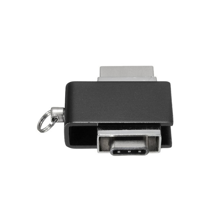 VITAS 16GB USB 3.0 + Type-C Flash Drive Disk UV-02-16G - Black-3