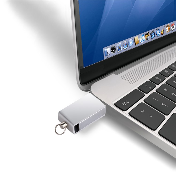 VITAS 16GB USB 3.0 + Type-C Flash Drive Disk UV-02-16G - Black-6