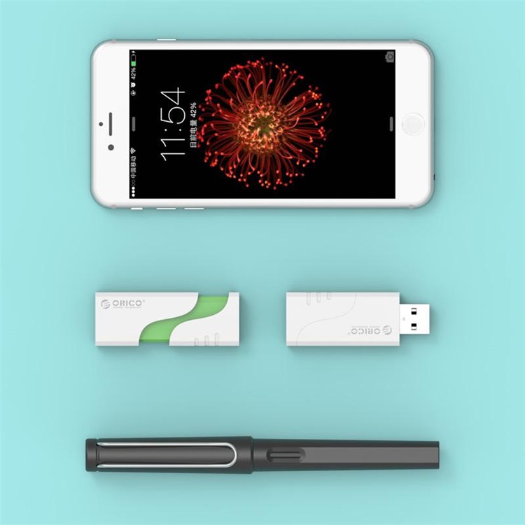 ORICO 32GB Portable Cloud Storage Wireless U Disk (TUW11) for iPhone 7 / 7 Plus Etc. - White-1