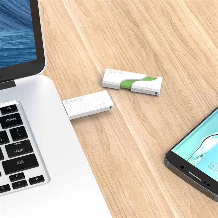 ORICO 32GB Portable Cloud Storage Wireless U Disk (TUW11) for iPhone 7 / 7 Plus Etc. - White-2