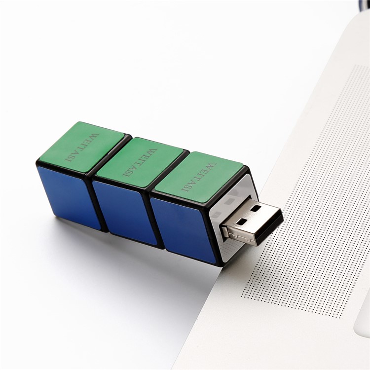 WEITASI Cube Style 64G USB 2.0 U Disk Flash Drive UDP Chip Solution UV-19-64G-2