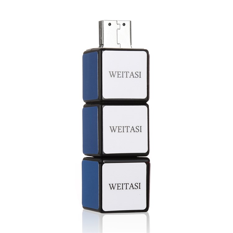 WEITASI Cube Style 64G USB 2.0 U Disk Flash Drive UDP Chip Solution UV-19-64G-5