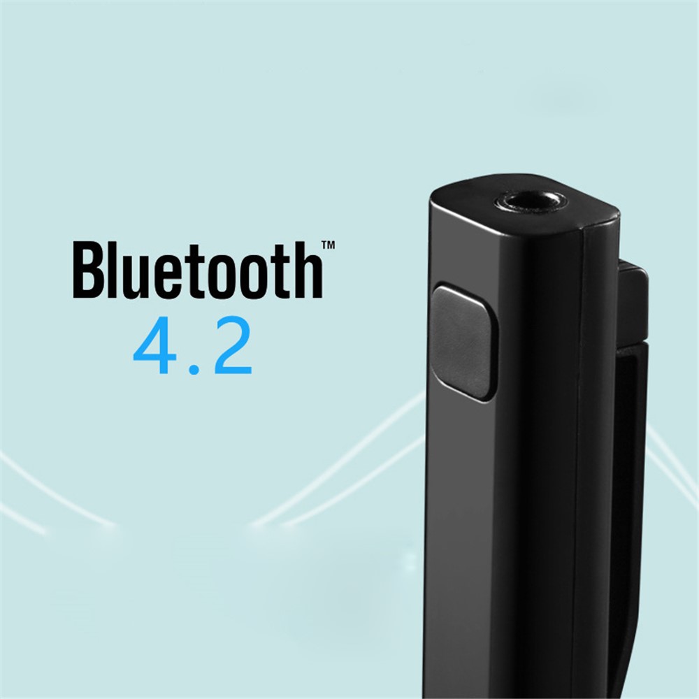 XG-1 Portable Bluetooth Audio Receiver Support TF Card + Translation Function - Black-7