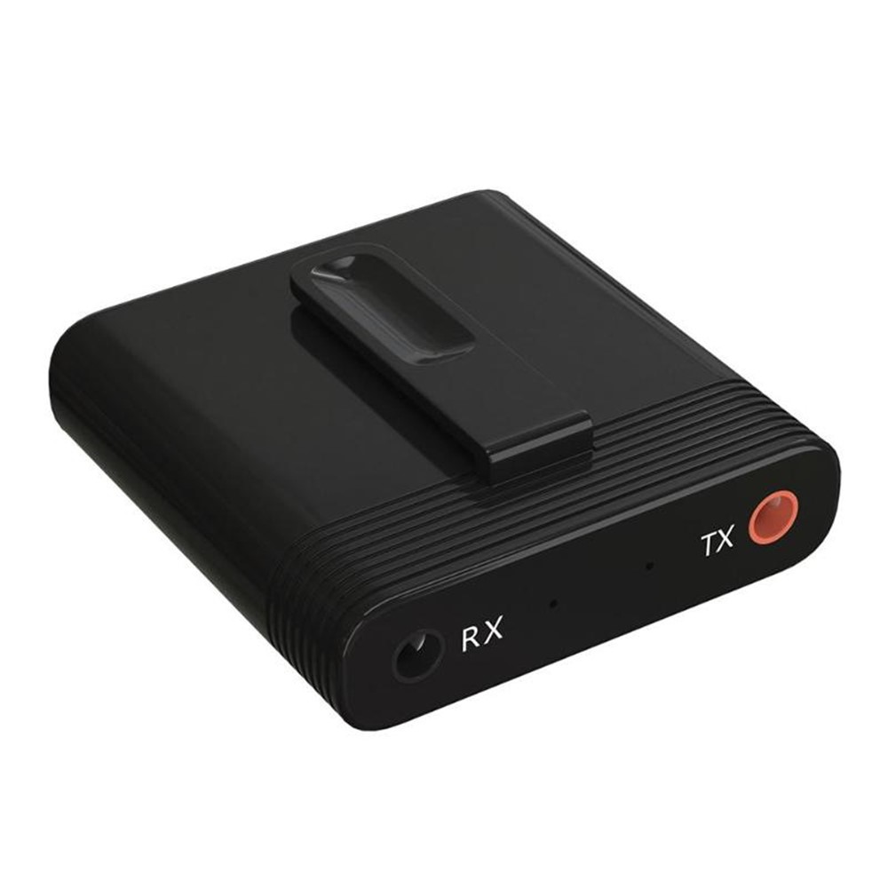 TX8 2-in-1 Bluetooth 5.0 Transmisor Adaptador de Receptor Para TV Música de Auriculares Transceptor de Audio Transmisor - Negro