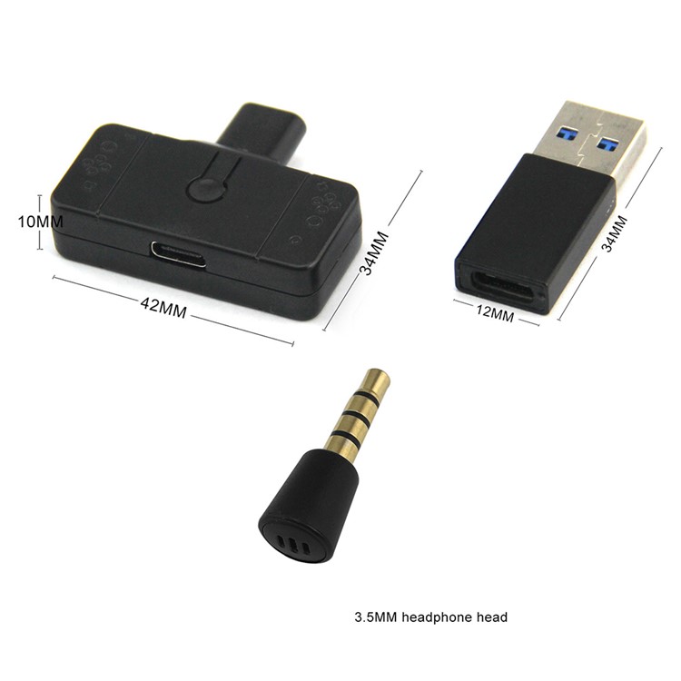 Mini Wireless Type-C to USB Bluetooth Adapter Receiver with Plug Computer Sound Audio Stereo Transmitter TV Music Adapter for PC - Black-10