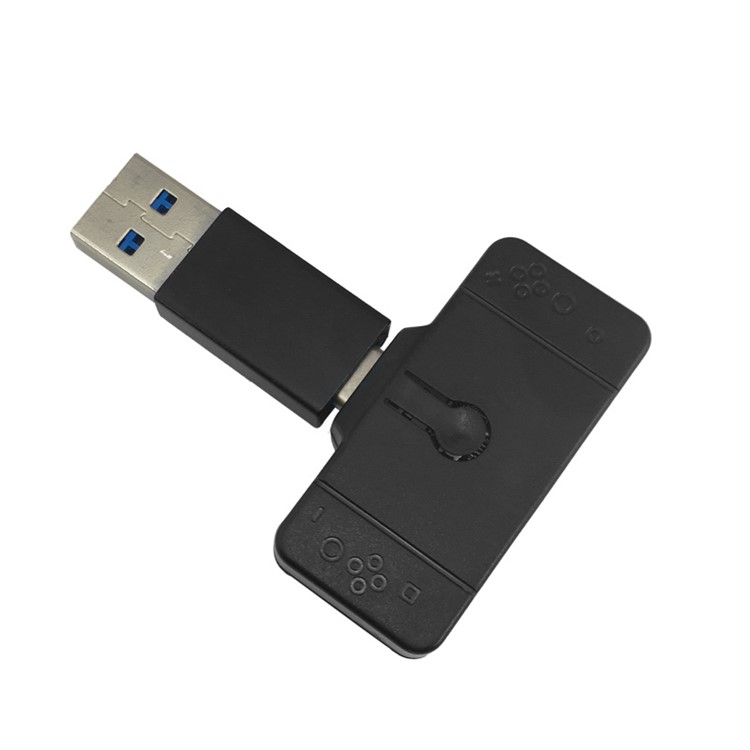 Mini Wireless Type-C to USB Bluetooth Adapter Receiver with Plug Computer Sound Audio Stereo Transmitter TV Music Adapter for PC - Black-5
