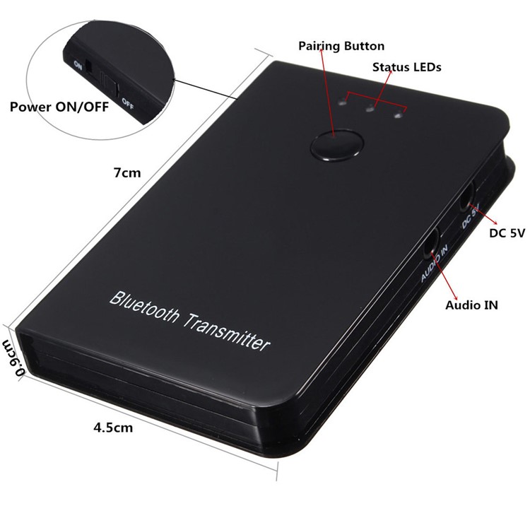 TS-BT35F02 A2DP Audio Frequency 3.5mm Bluetooth Adapter TV Audio Bluetooth Transmitter-7