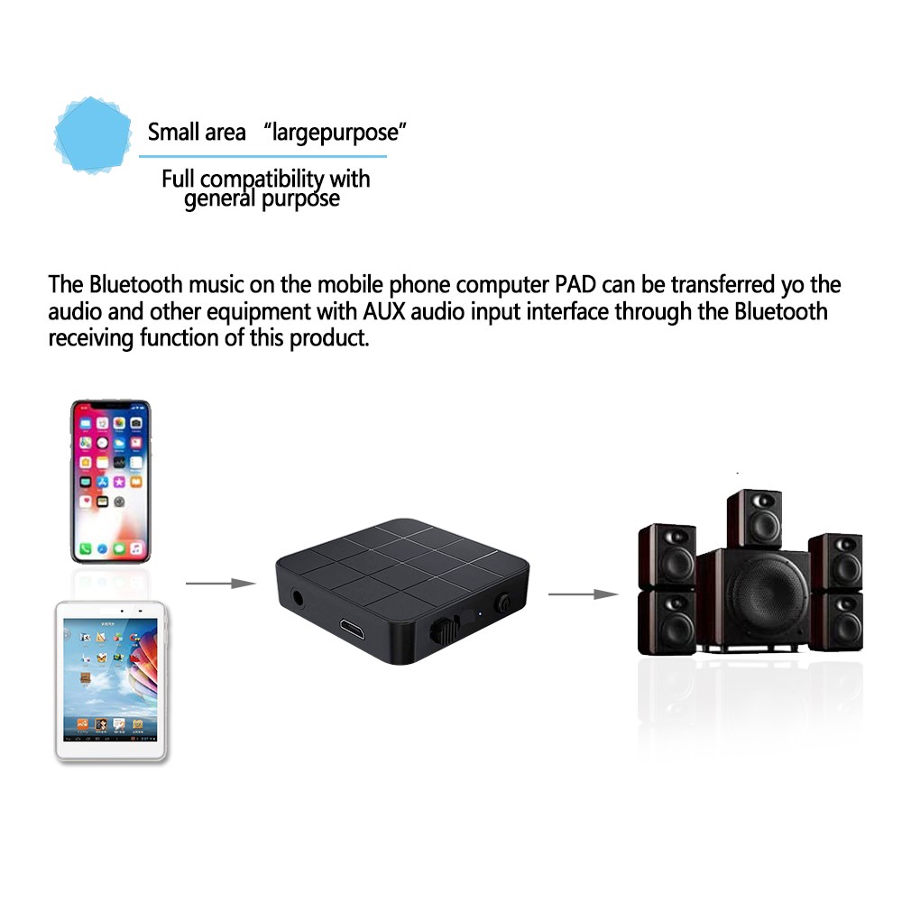 Bluetooth 5.0 Audio Transmitter Receiver 2 in 1 Wireless Adapter-4