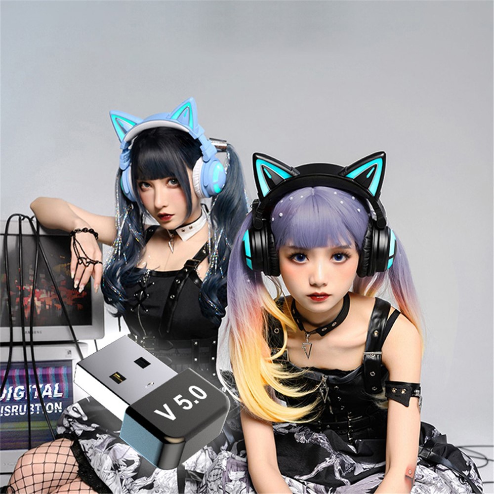 T81 Bluetooth 5.0 USB Transmitter Wireless Audio Speaker Headset Adapter-7