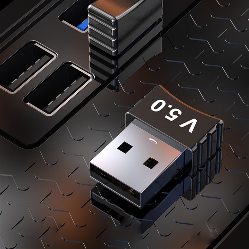 T82 USB Bluetooth 5.0 Transmitter Wireless Computer Audio Adapter for Music Game-2
