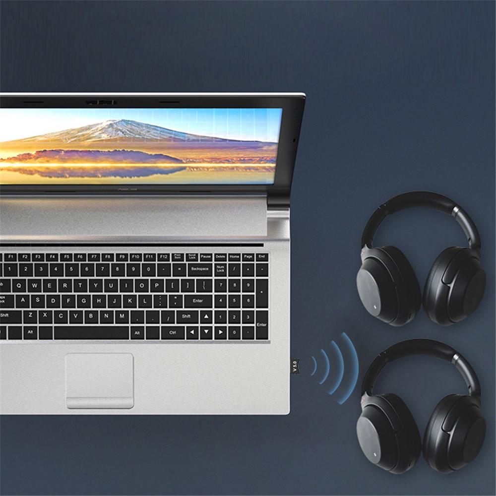 T82 USB Bluetooth 5.0 Transmisor Wireless Computer Adaptador de Audio Para el Juego de Música-4