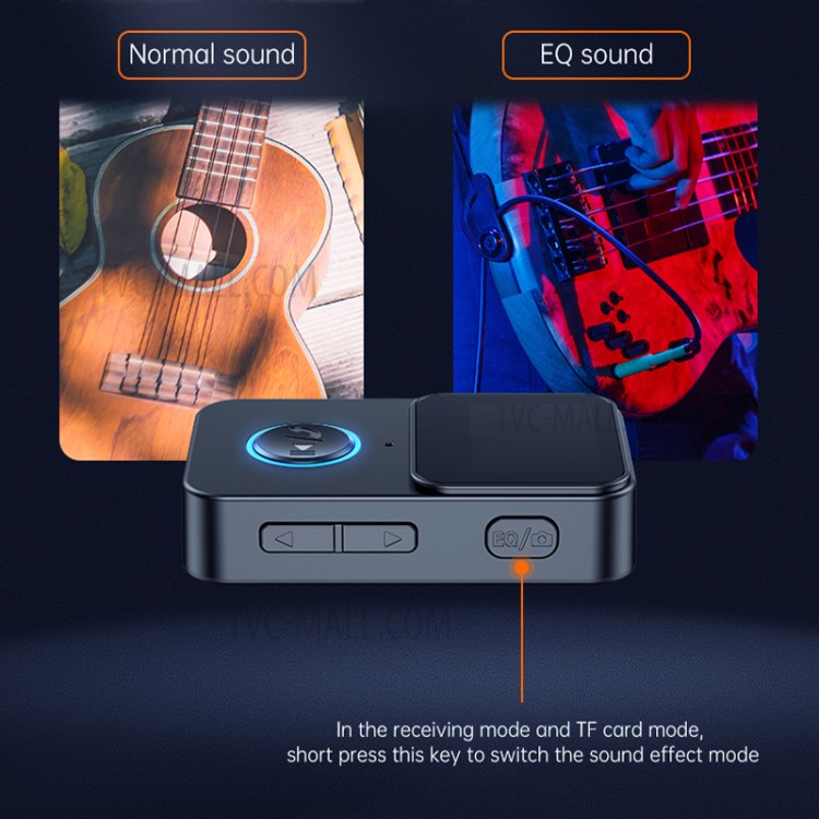 Wholesale C33 LCD Screen Bluetooth 5.0 Wireless Audio Receiver Adapter Remote Control Camera