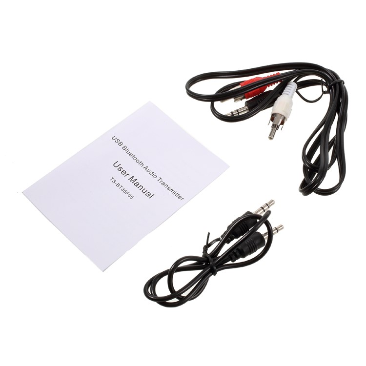3.5mm Aux Portable Stereo Bluetooth Audio Transmitter Wireless Music TS-BT35F05 - Black-4