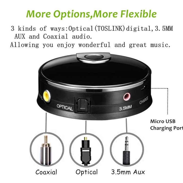 TX12 Bluetooth Transmitter Digital Optical Fiber Toslink Wireless Audio Adapter Stereo Music Stream Video Dongle-7