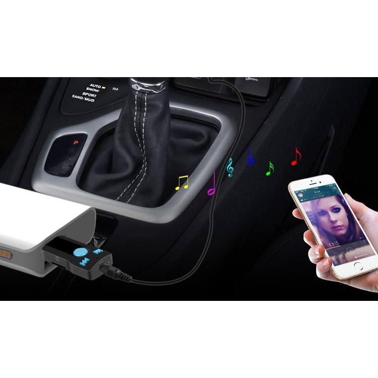 BC07 Bluetooth USB Receiver Support TF Card / 3.5mm Audio Output - Black-11