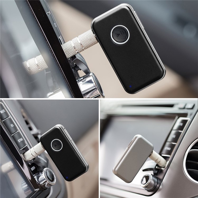 BT12B Ultra-thin Wireless Bluetooth 4.1 Audio Receiver Adapter with AUX-in-2