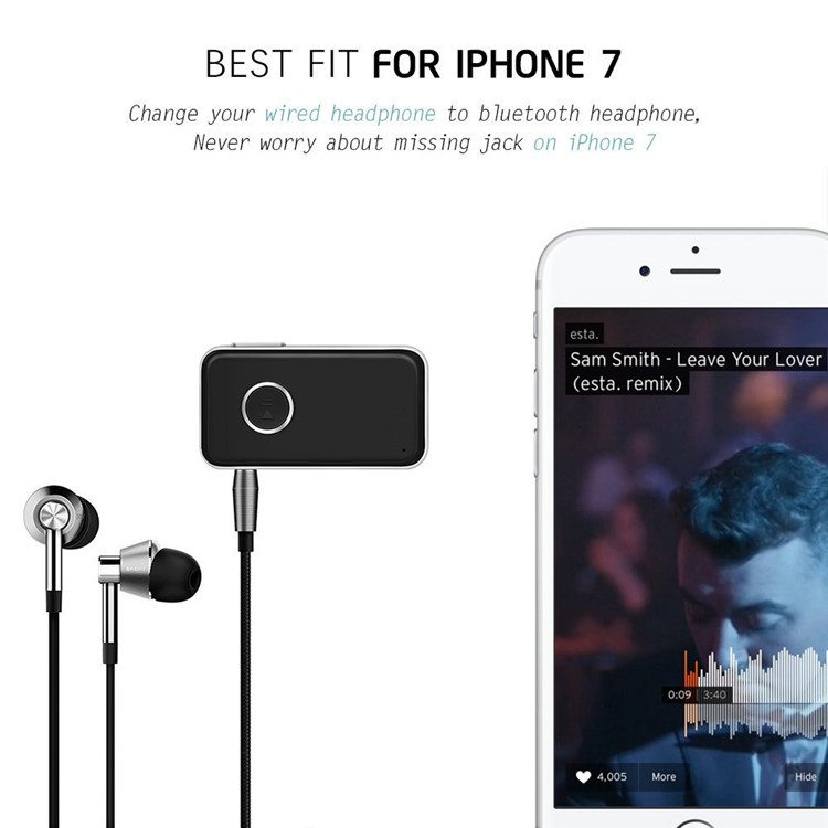 BT12B Ultra-thin Wireless Bluetooth 4.1 Audio Receiver Adapter with AUX-in-8
