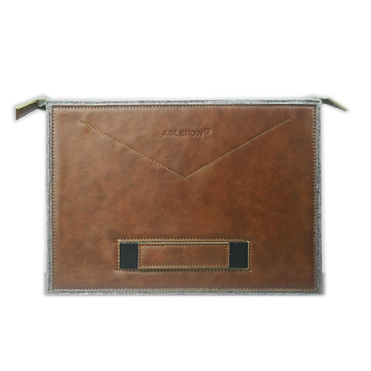 J.M.SHOW manica universale Bag busta per MacBook Air 11 pollici / Samsung Tab 10.5 S, Dimensioni: 31 x 20 cm - Marrone-1