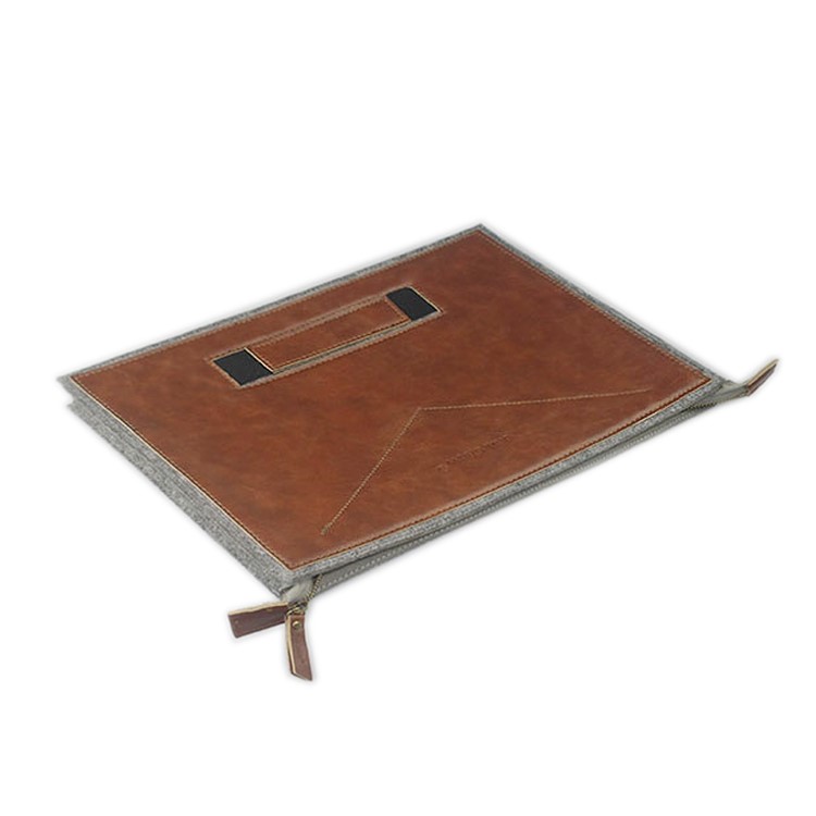 J.M.SHOW manica universale Bag busta per MacBook Air 11 pollici / Samsung Tab 10.5 S, Dimensioni: 31 x 20 cm - Marrone-2