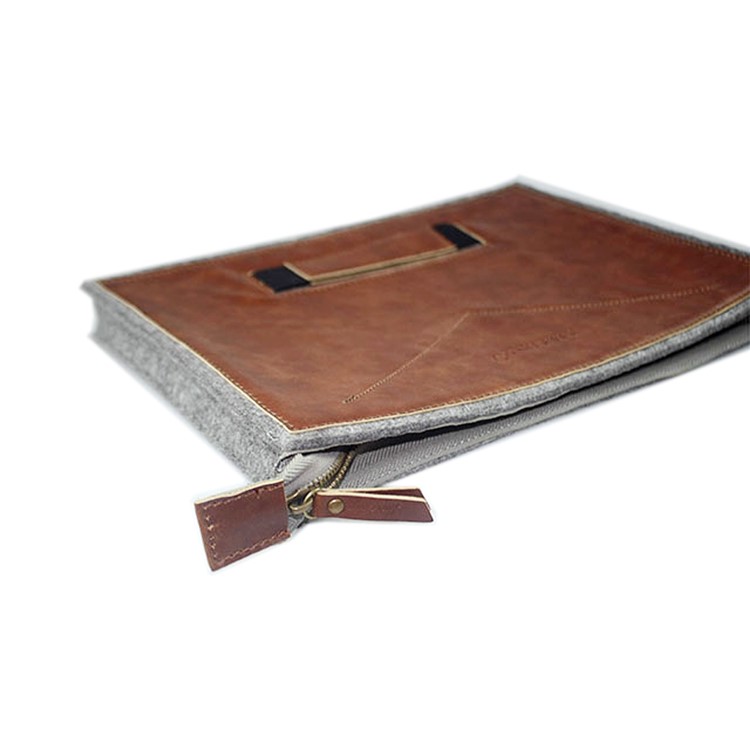 J.M.SHOW manica universale Bag busta per MacBook Air 11 pollici / Samsung Tab 10.5 S, Dimensioni: 31 x 20 cm - Marrone-3
