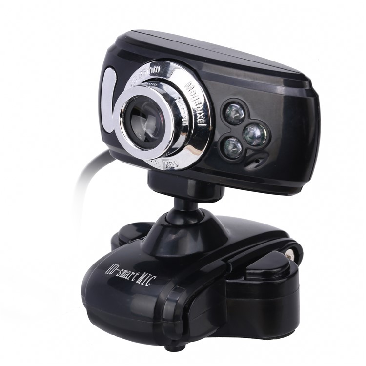 A20 MIC Webcam HD 1080P 30FPS Auto Focus Computer Web Cam USB Camera with Sound Absorption MIC - Black-6