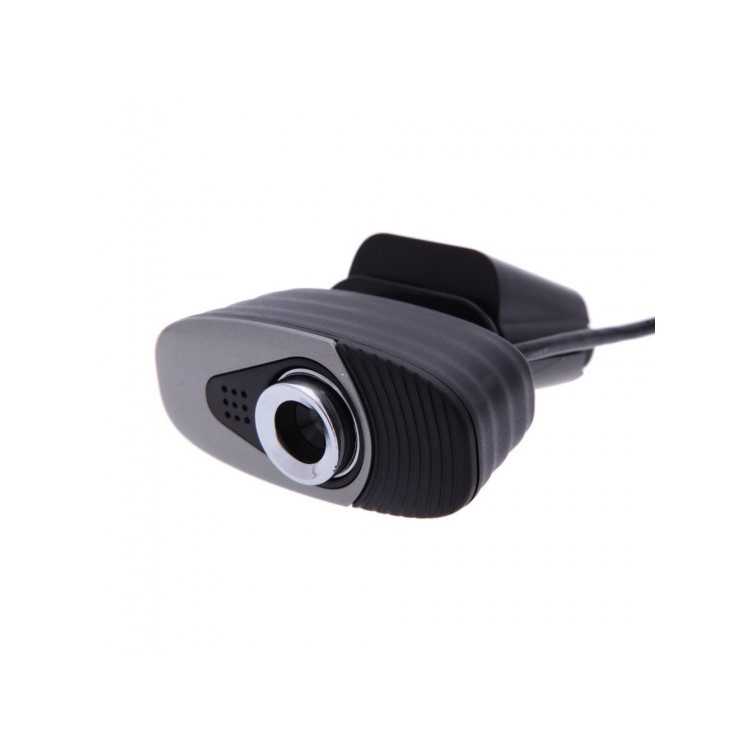 A871 Computer 480 Pixel USB 2.0 Camera with Built-in Digital Mic - Black-3