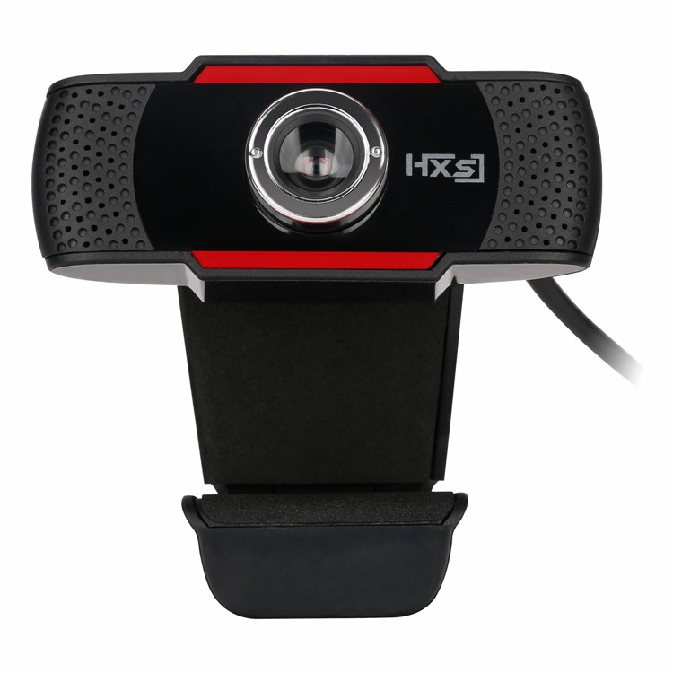 HXSJ S20 HD Meeting Manual Focused Camera with Sound Absorbing Microphone - Black / Red-3