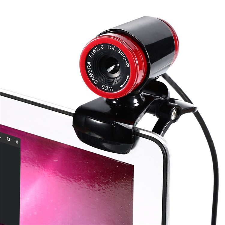 A860 480P High Definition HD Camera Built-in 10M Sound Absorbing Microphone - Black / Red-1