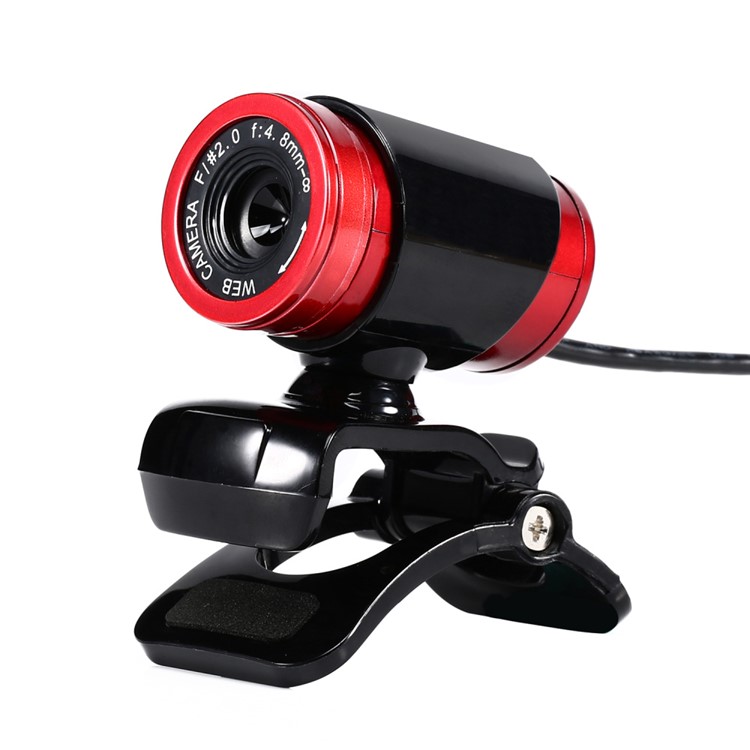 A860 480P High Definition HD Camera Built-in 10M Sound Absorbing Microphone - Black / Red-3