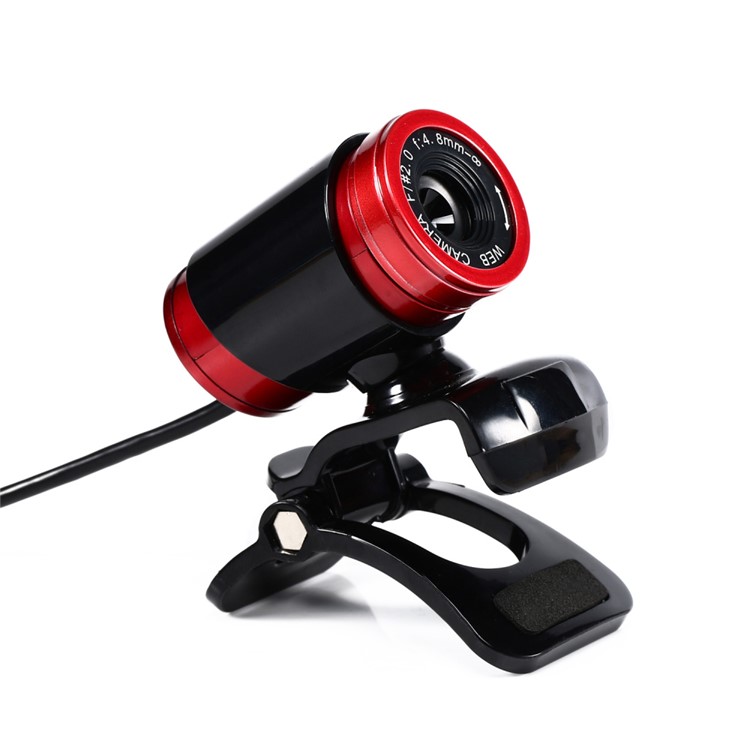 A860 480P High Definition HD Camera Built-in 10M Sound Absorbing Microphone - Black / Red-4