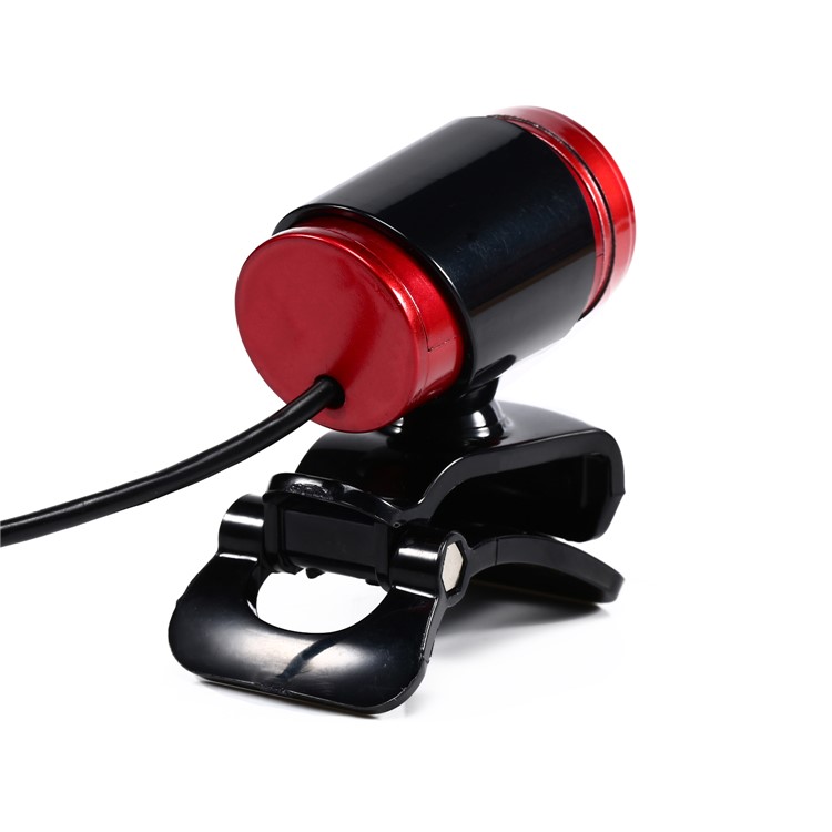 A860 480P High Definition HD Camera Built-in 10M Sound Absorbing Microphone - Black / Red-5