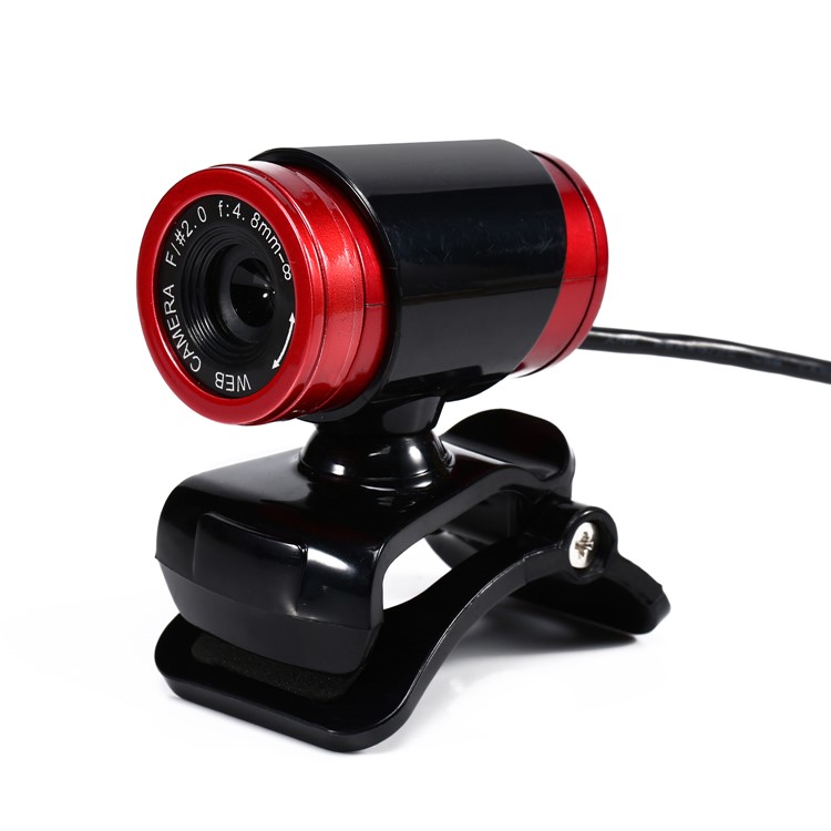 A860 480P High Definition HD Camera Built-in 10M Sound Absorbing Microphone - Black / Red-7