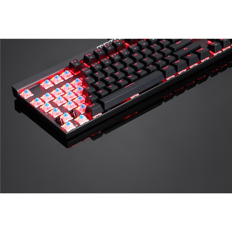 MOTOSPEED CK103 USB Wired Keyclick Mechanical Keyboard with RGB LED Backlit - Black-11