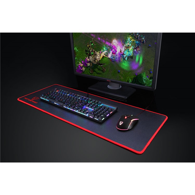 MOTOSPEED CK103 USB Wired Keyclick Mechanical Keyboard with RGB LED Backlit - Black-8