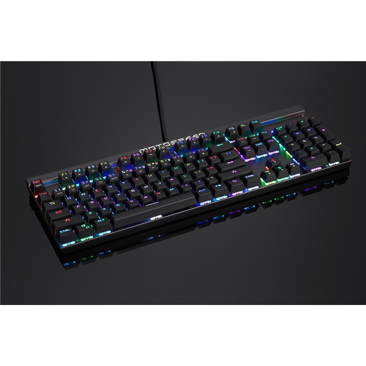 MOTOSPEED CK103 USB Wired Keyclick Mechanical Keyboard with RGB LED Backlit - Black-9