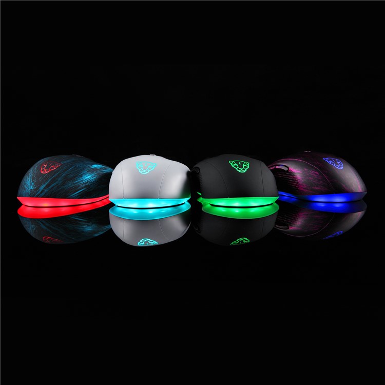 MOTOSPEED V60 5000DPI Breathing Optical Wired Gaming RBG Mouse - White-3