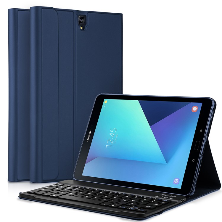 

Detachable Bluetooth Keyboard Leather Case Protector for Samsung Galaxy Tab S3 9.7 - Dark Blue